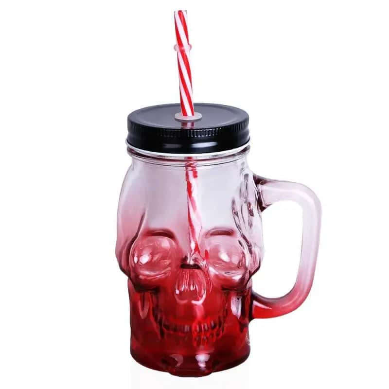 Einmachglas Totenkopf (Mason Jar)