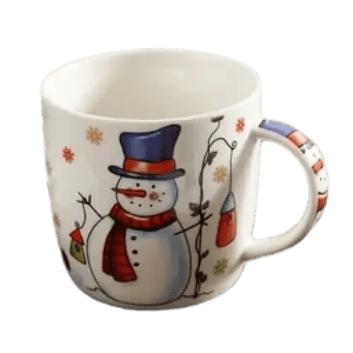 Weihnachtstasse <Br>Schneemann