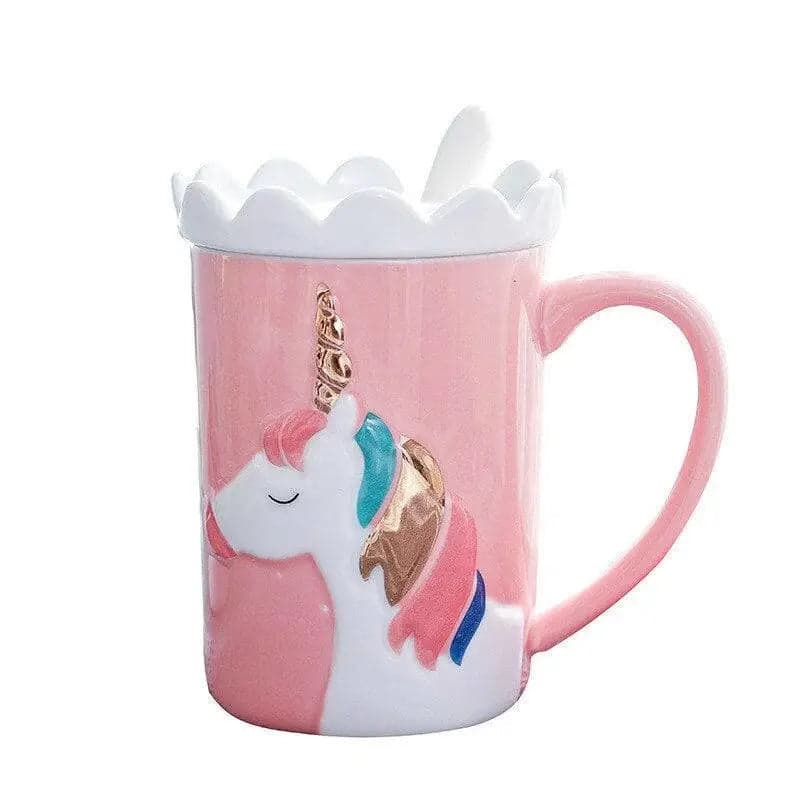 Einhorn-Tasse <Br> Mit Deckel
