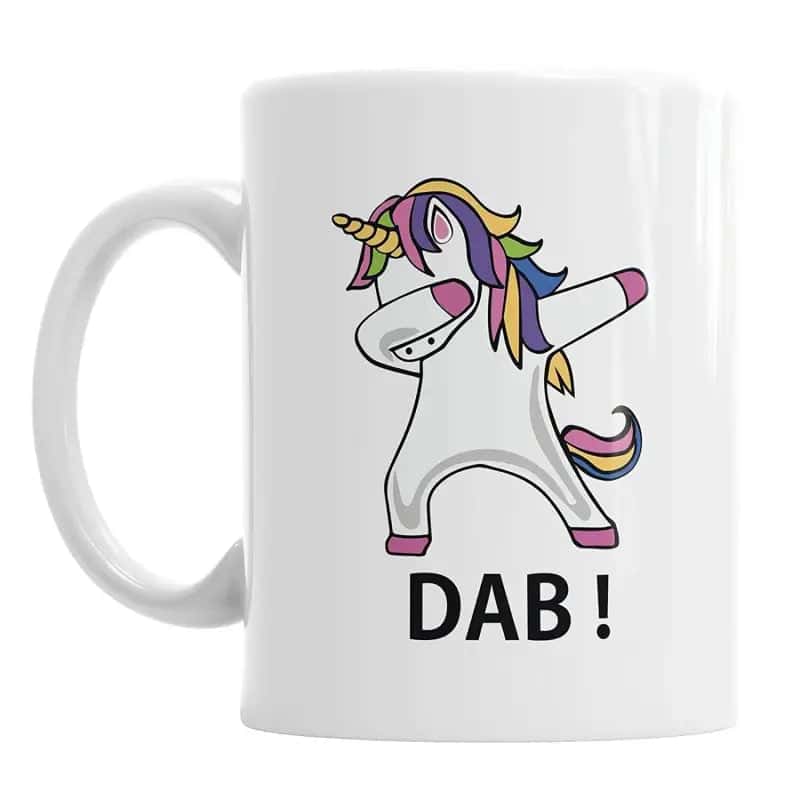 Einhorn-Tasse <Br>Dabbing