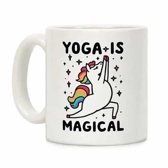 Einhorn-Tasse <Br> Yoga