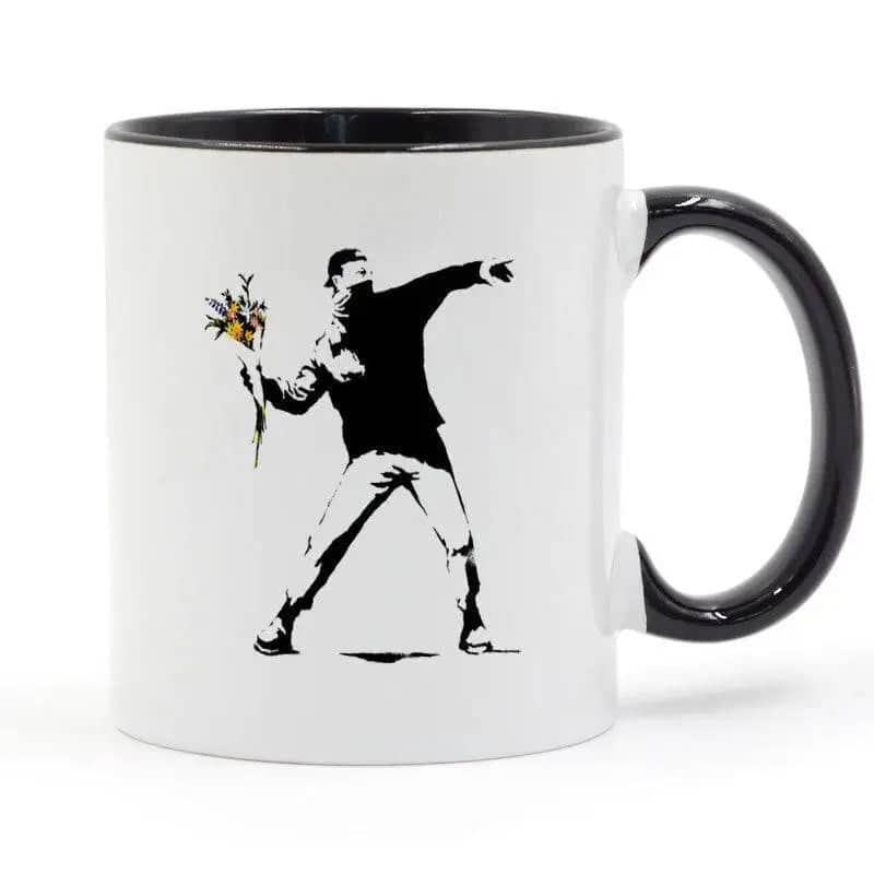 Besondere Tasse Banksy