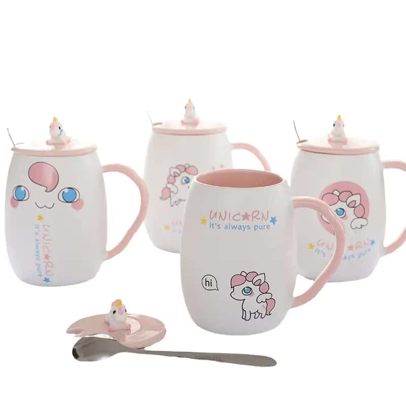 Besondere Tasse Einhorn Zeichnung