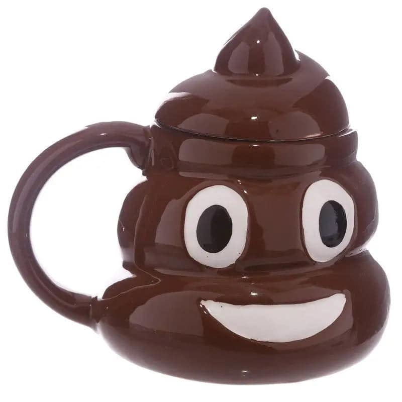 Besondere Tasse Kacke Emoji