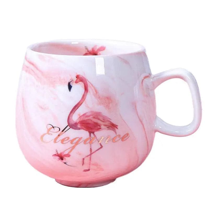 Besondere Tasse Rosa Flamingo