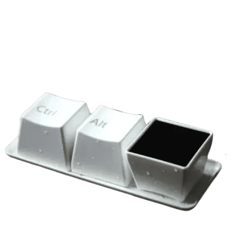 Besondere Tasse Tastatur