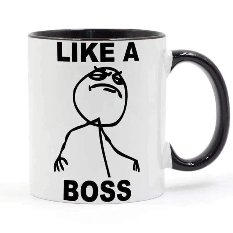 Besondere Tasse Wie Ein Boss