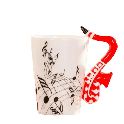 Besondere Tasse Saxophon Tasse