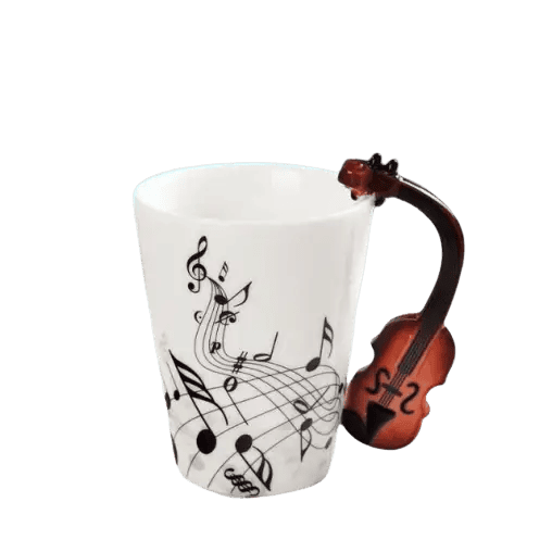 Besondere Tasse Geige Tasse
