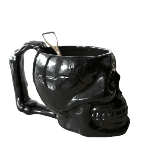 Besondere Tasse Totenkopf