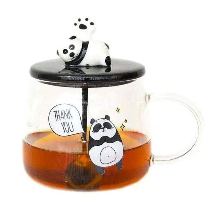 Panda-Tasse <Br>Transparent
