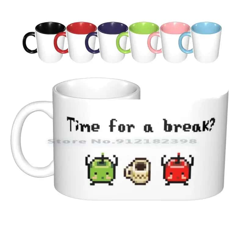 Personalisierte Tasse Buntes Interieur