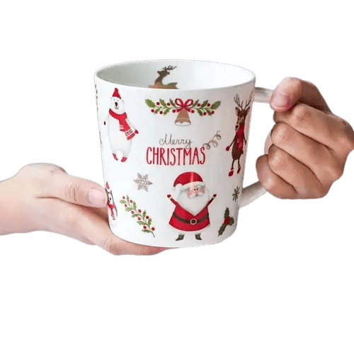 Personalisierte Tasse Frohe Weihnachten 500 Ml