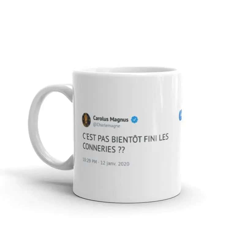 Besondere Tasse Karl Der Große Tweet "Unsinn"