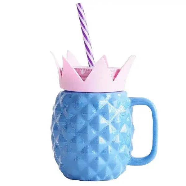 Cocktailglas <Br> Ananasglas Mit Strohhalm
