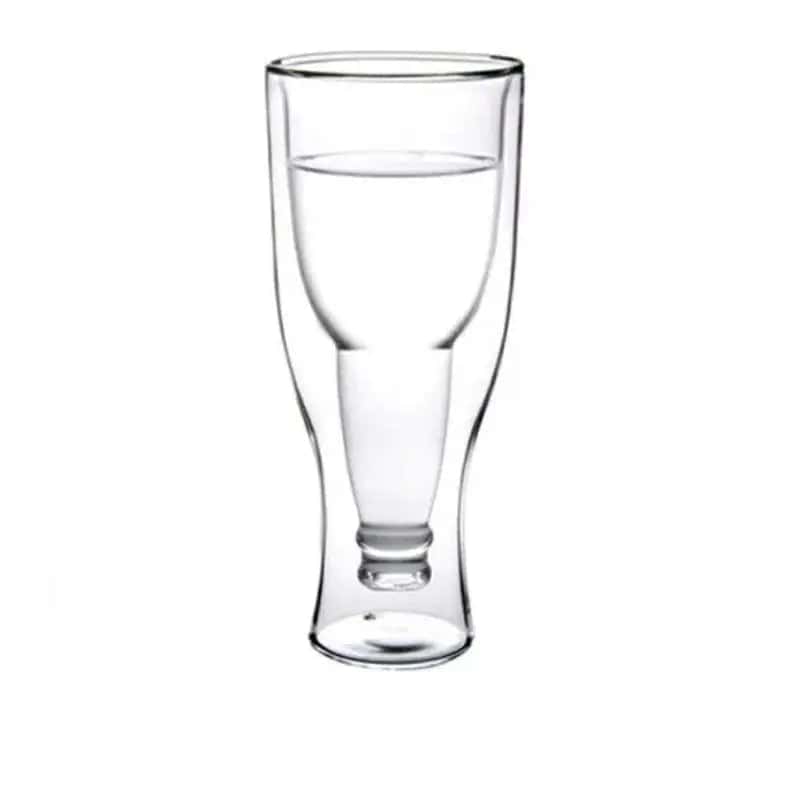 Doppelwandiges Glas <Br> Bier